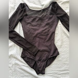 Lulli long sleeve mesh leotard